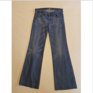 7 FAM Jeans Womens Dojo Flare Leg